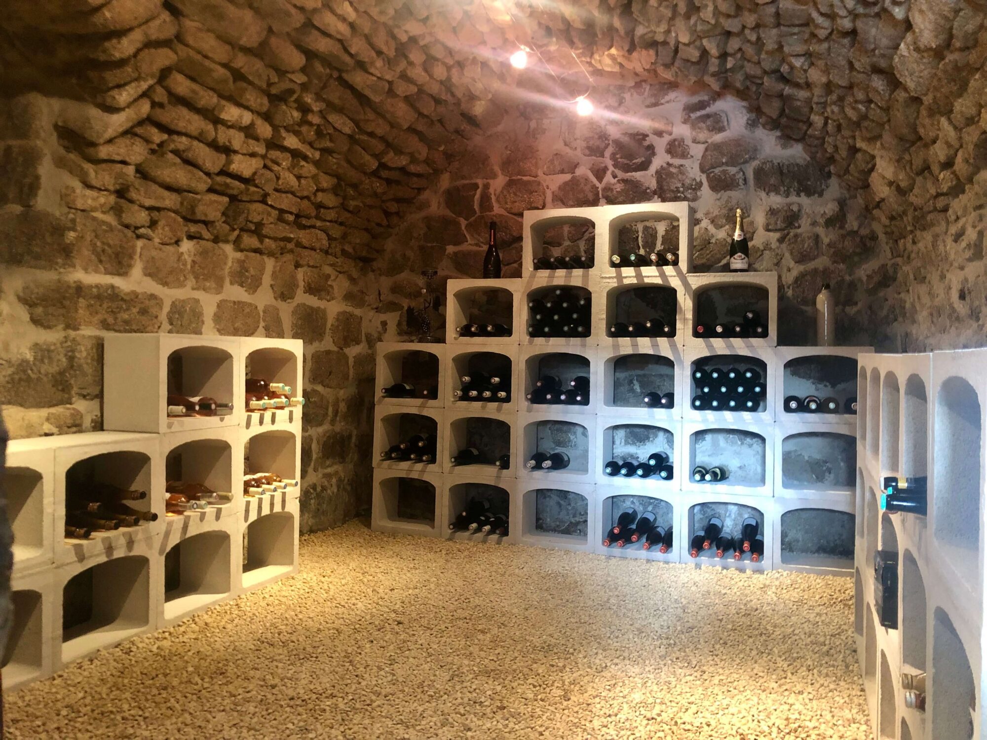 Casier à bouteilles en pierre reconstituée - Ligerio