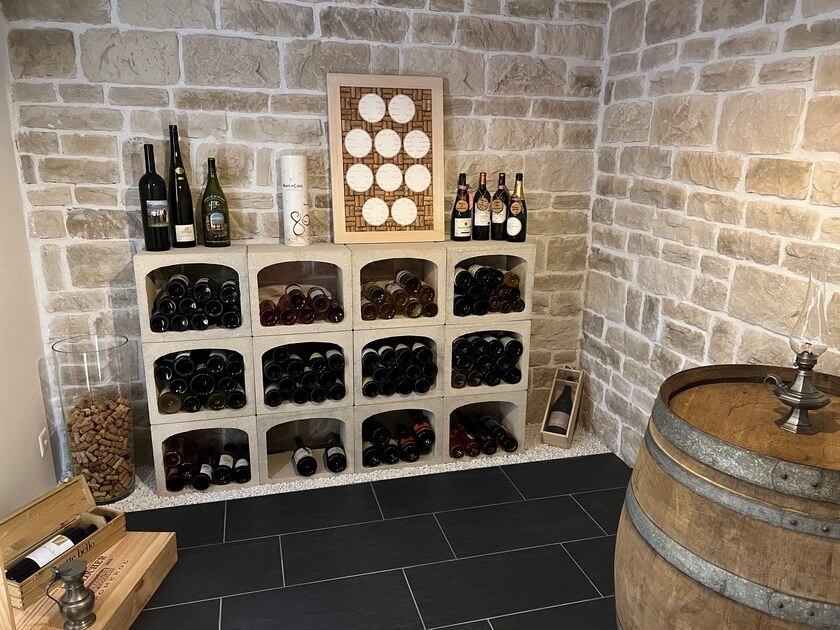 Casier 6 bouteilles en bois pour cave à vin Prestige La Sommelière